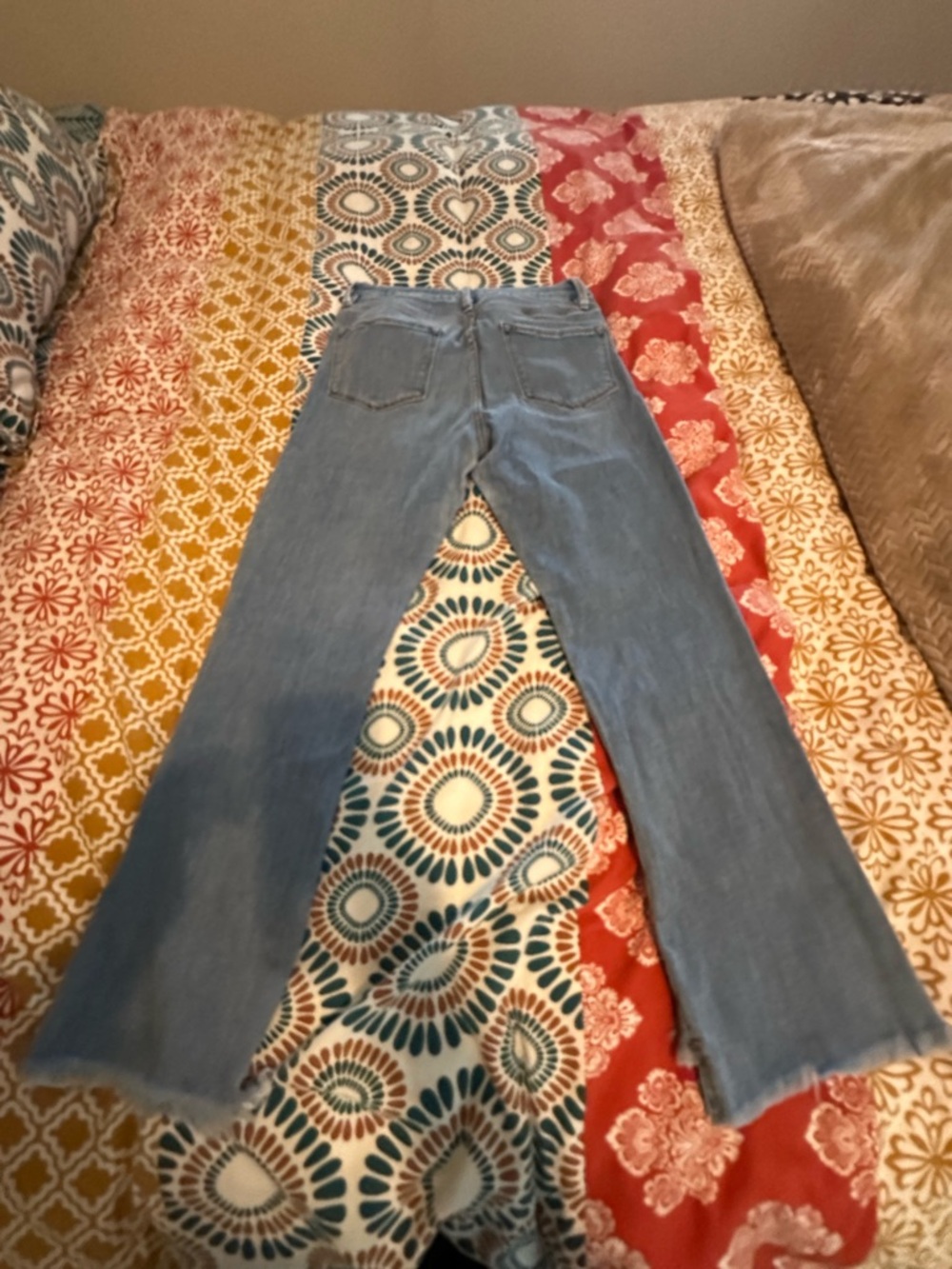 Frame Denim Light Blue Flare Jeans